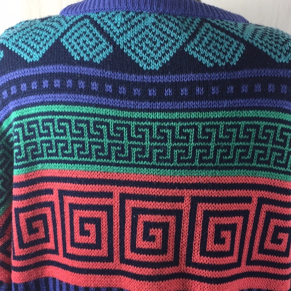 Michael Carrrie Bright Multi Colored Sweater - Picture 5 of 7